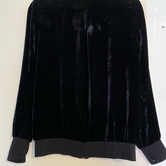 Velour bomber jacket - Picture 4 of 4